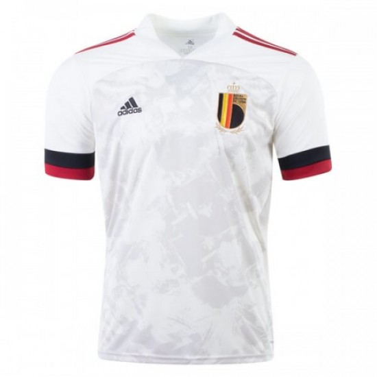 Camisola Bélgica Equipamento Segundo Euro 2020 Manga Curta